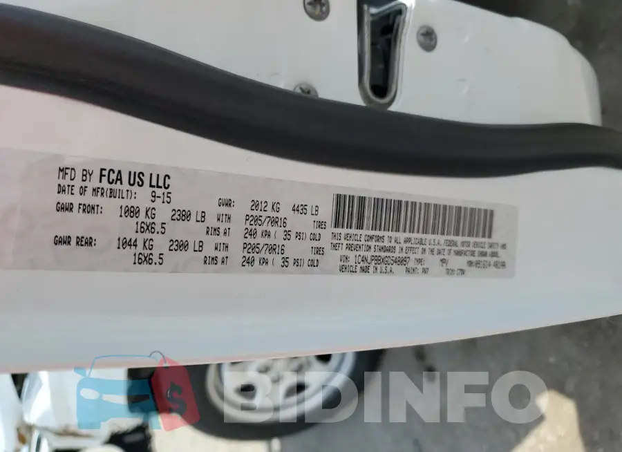 1C4NJPBBXGD548097 Photo# 13