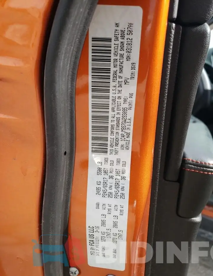 1C4PJMBS7GW293095 Photo# 13