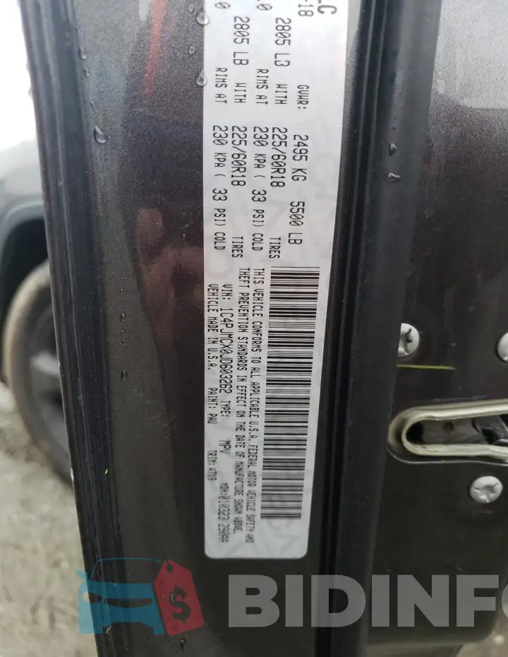 1C4PJMCX0JD603262 Photo# 12