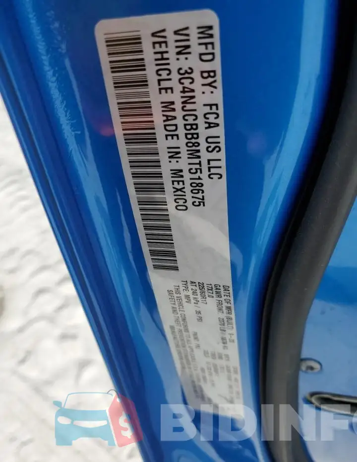 3C4NJCBB8MT518675 Photo# 12