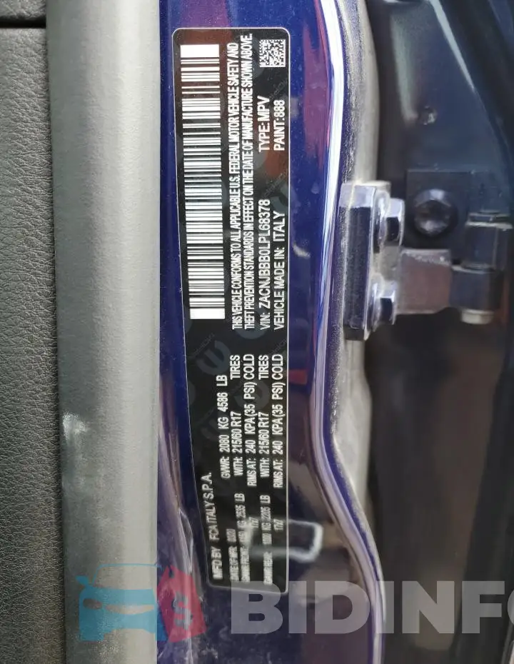 ZACNJBBB0LPL68378 Photo# 12