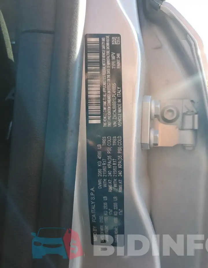 ZACNJBBB1LPL41805 Photo# 12