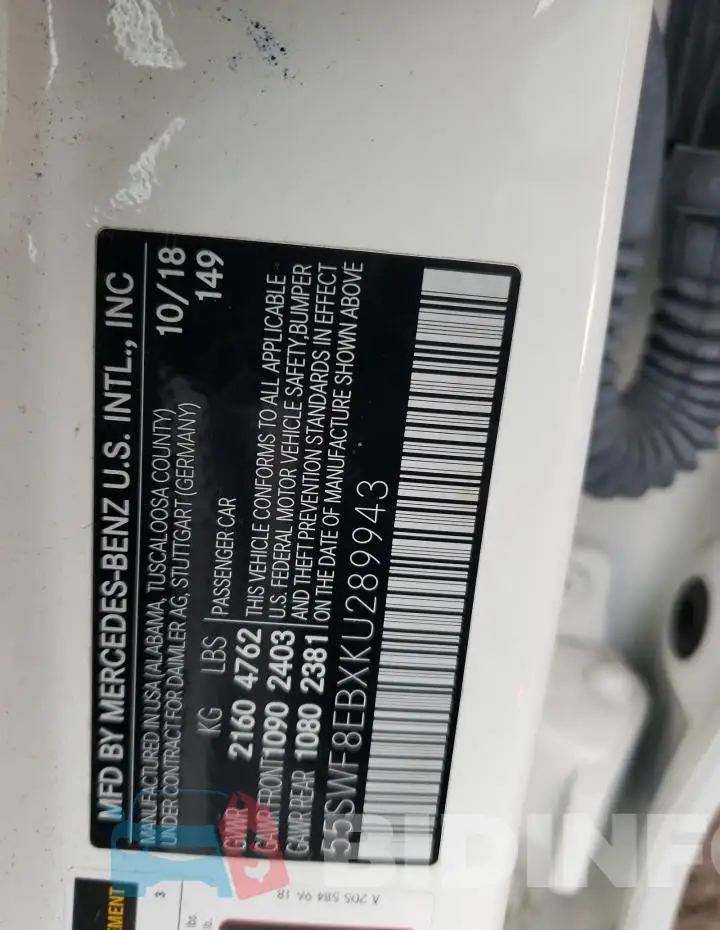 55SWF8EBXKU289943 Photo# 12