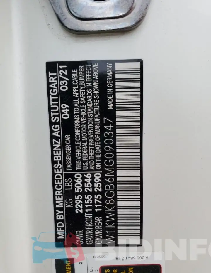 W1KWK8GB6MG090347 Photo# 12