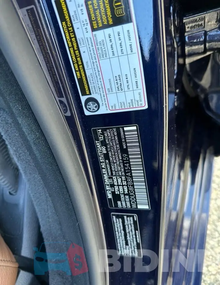 WDDUG8FB8FA154159 Photo# 10