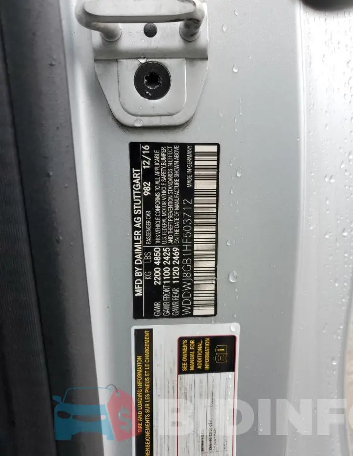 WDDWJ8GB1HF503712 Photo# 13