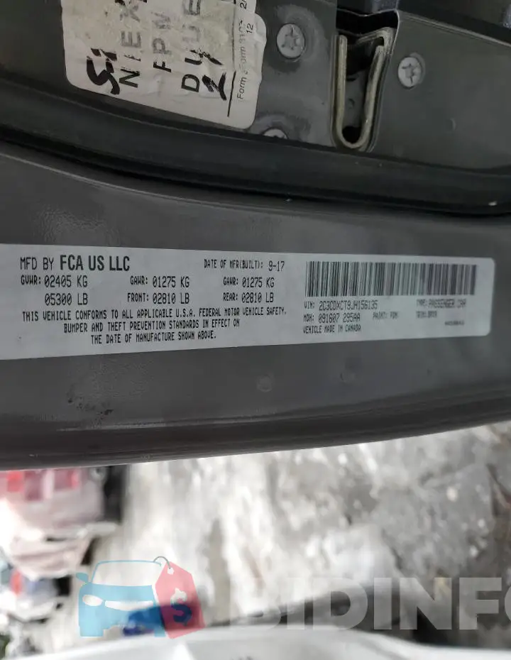 2C3CDXCT9JH156135 Photo# 12