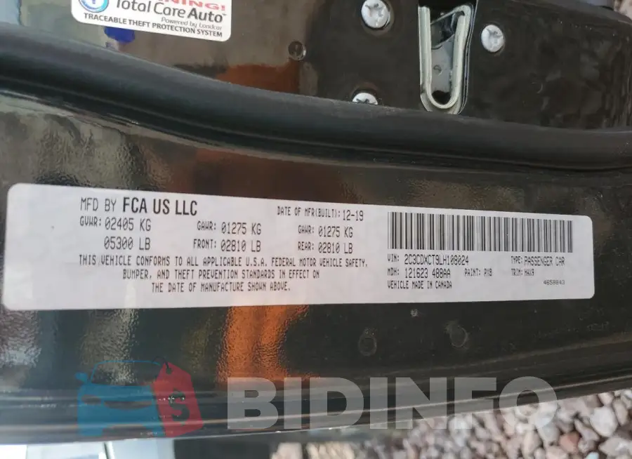 2C3CDXCT9LH108024 Photo# 12