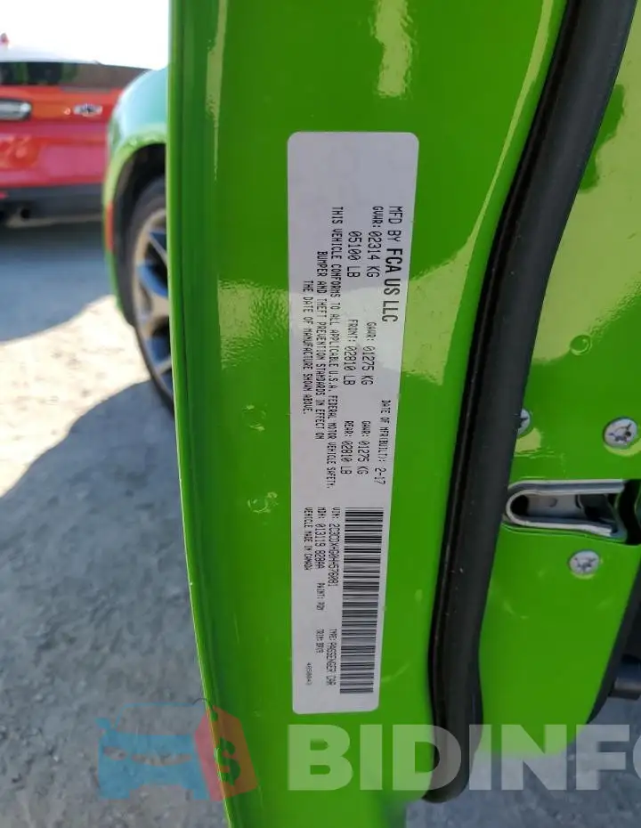 2C3CDXHG0HH576081 Photo# 12