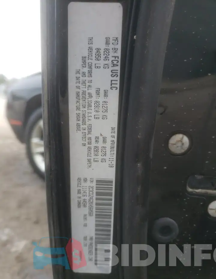 2C3CDZAG2KH560560 Photo# 13