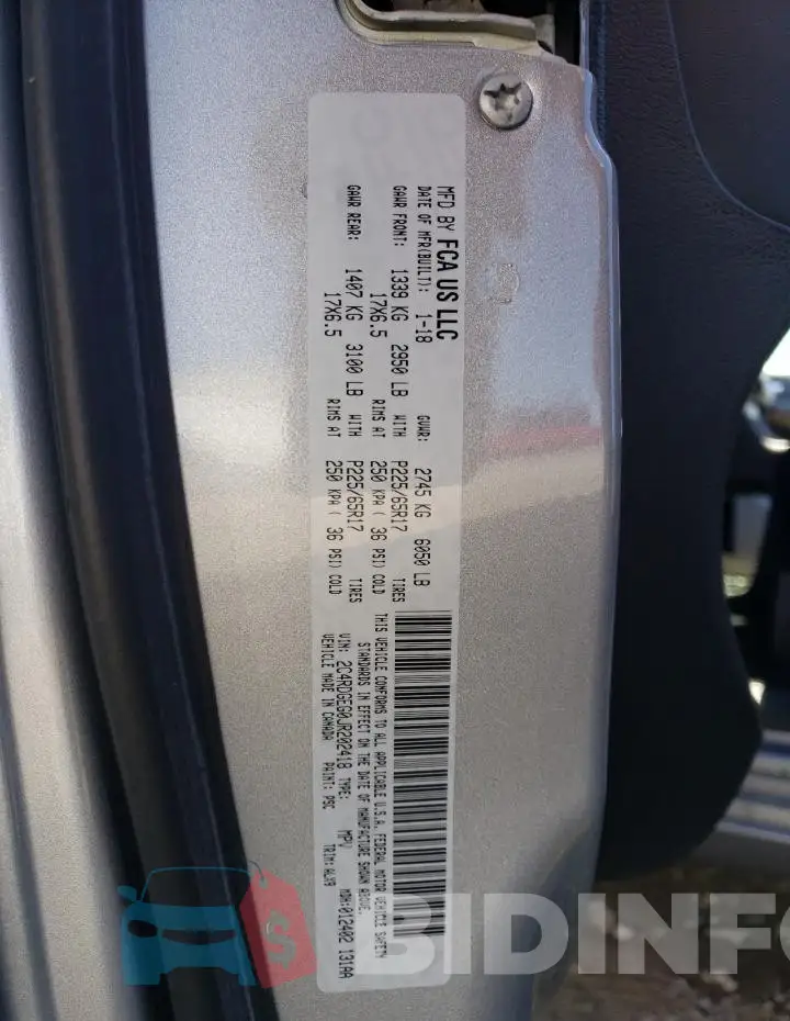 2C4RDGEG0JR202418 Photo# 14