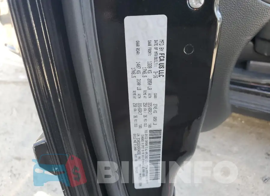 2C4RDGEGXGR340282 Photo# 13
