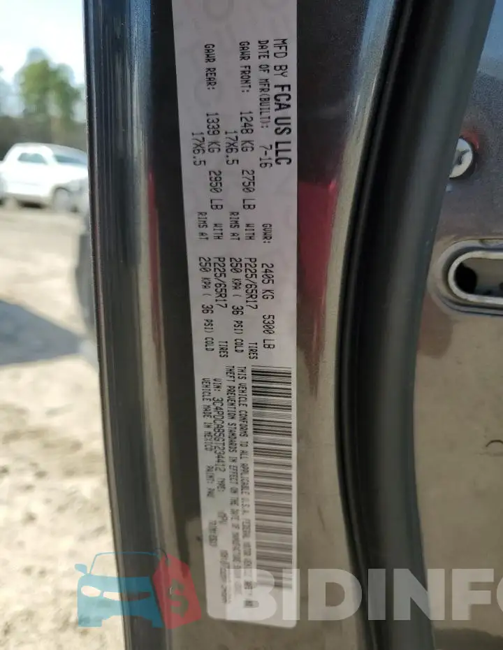 3C4PDCAB5GT234412 Photo# 12