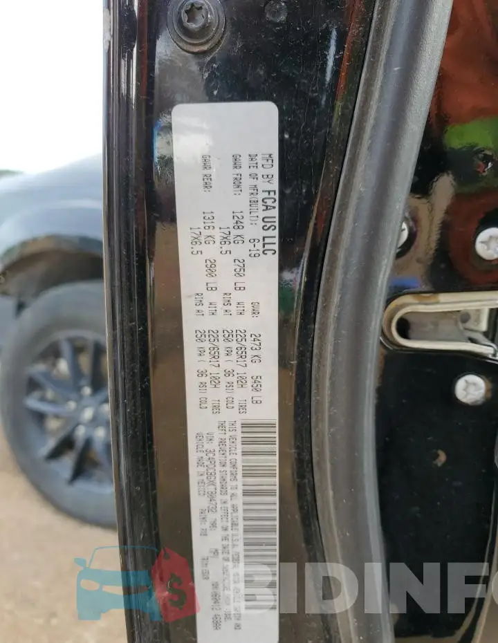 3C4PDCBGXKT804732 Photo# 14