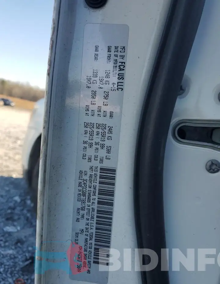 3C4PDCGB8FT691768 Photo# 12
