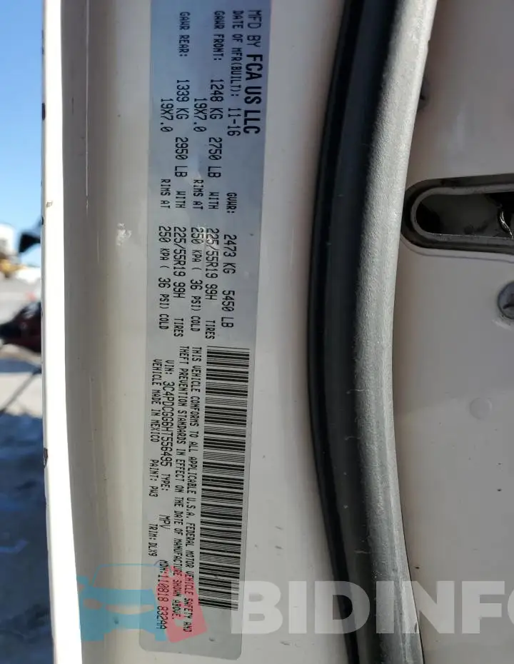 3C4PDCGG6HT556495 Photo# 13