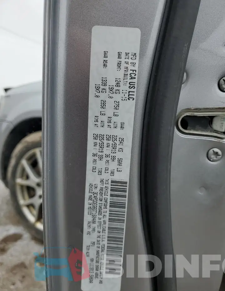 3C4PDDEG6GT160400 Photo# 13