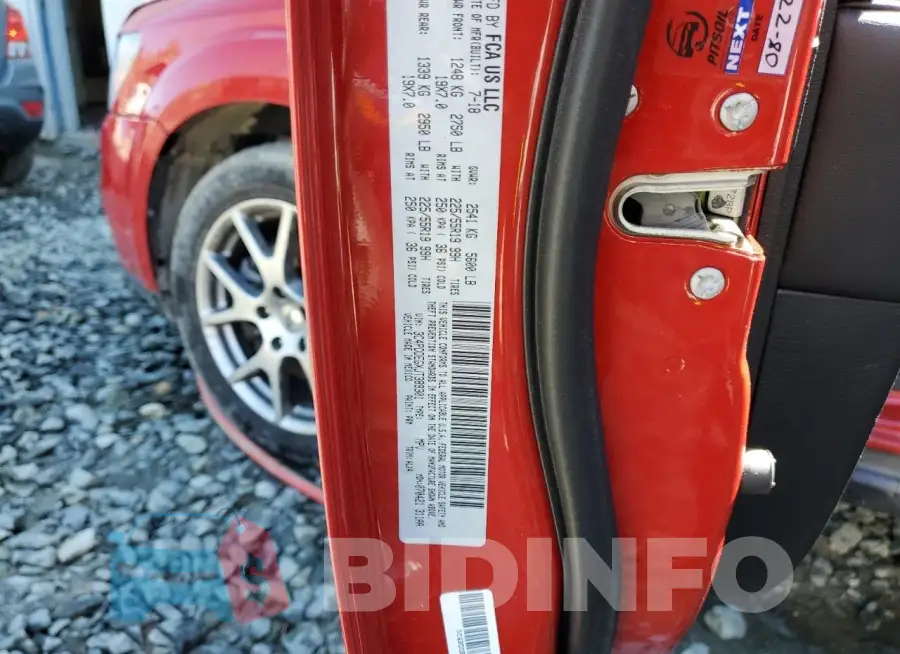 3C4PDDEGXJT389301 Photo# 13
