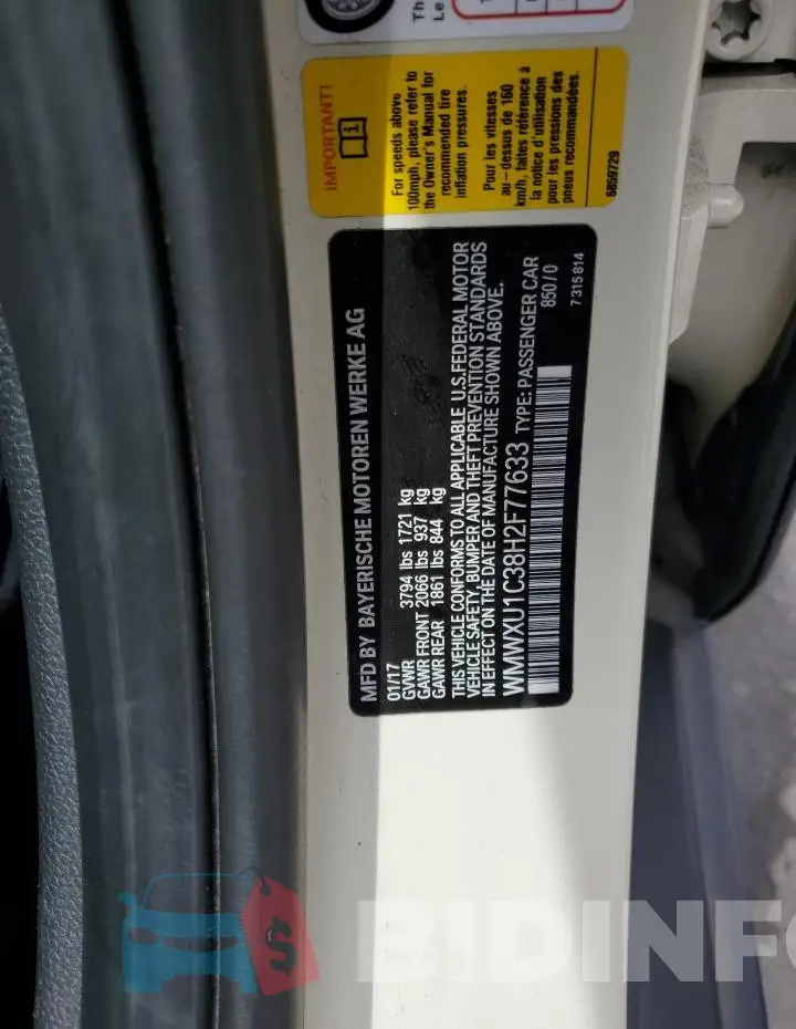 WMWXU1C38H2F77633 Photo# 12