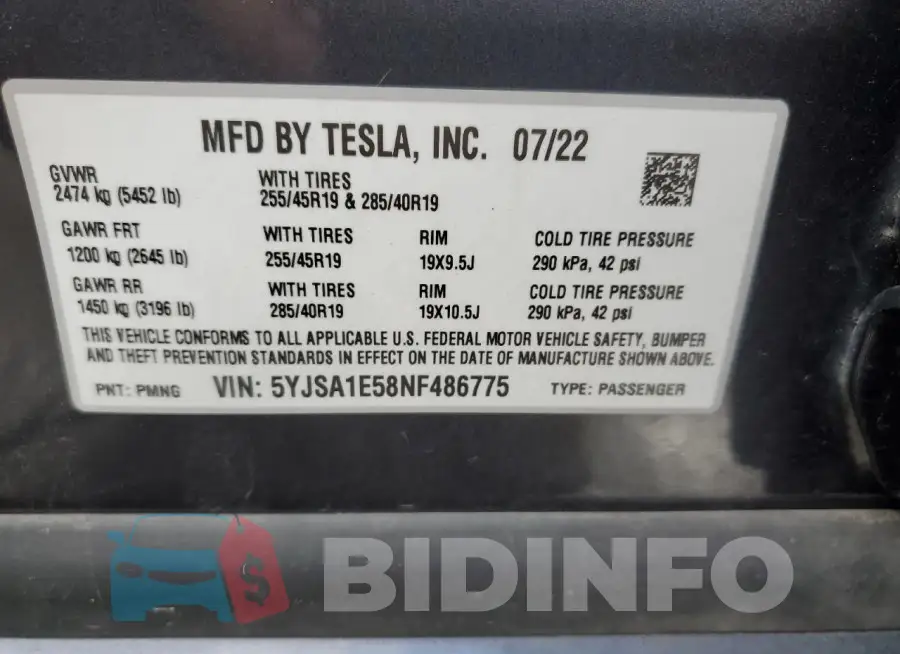 5YJSA1E58NF486775 Photo# 13