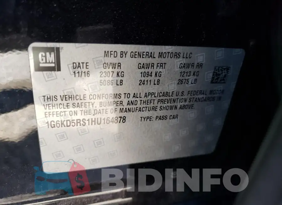 1G6KD5RS1HU164878 Photo# 12