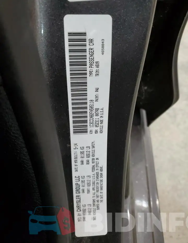 1C3CCCAB2FN505110 Photo# 12