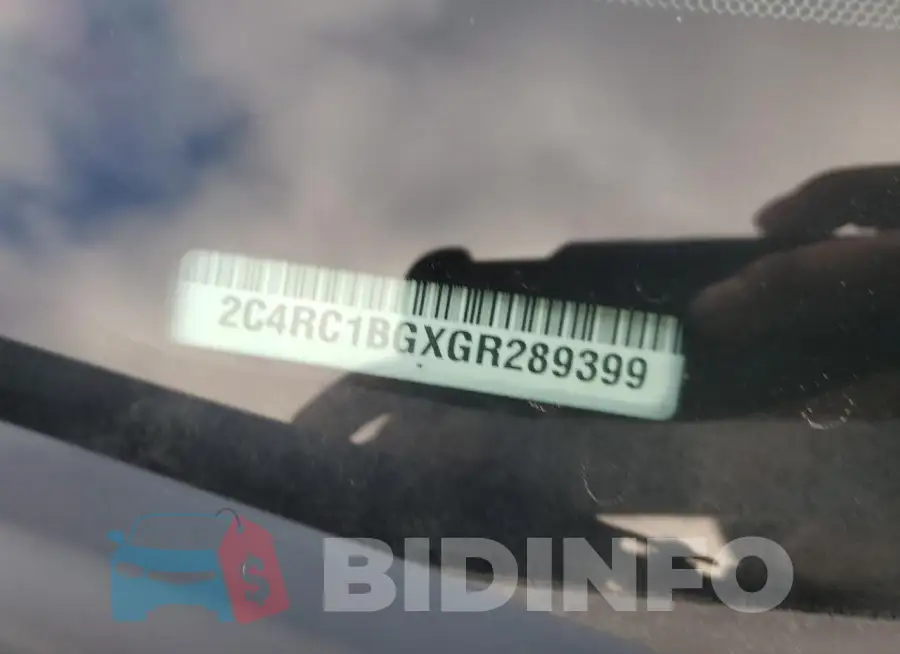 2C4RC1BGXGR289399 Photo# 12