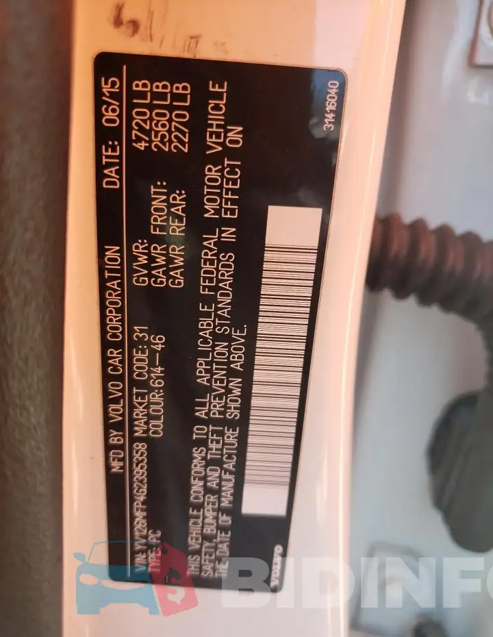 YV126MFP4G2395358 Photo# 12