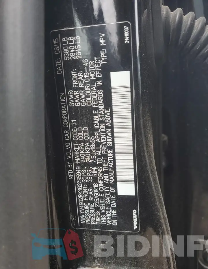YV4902RK1G2795949 Photo# 13