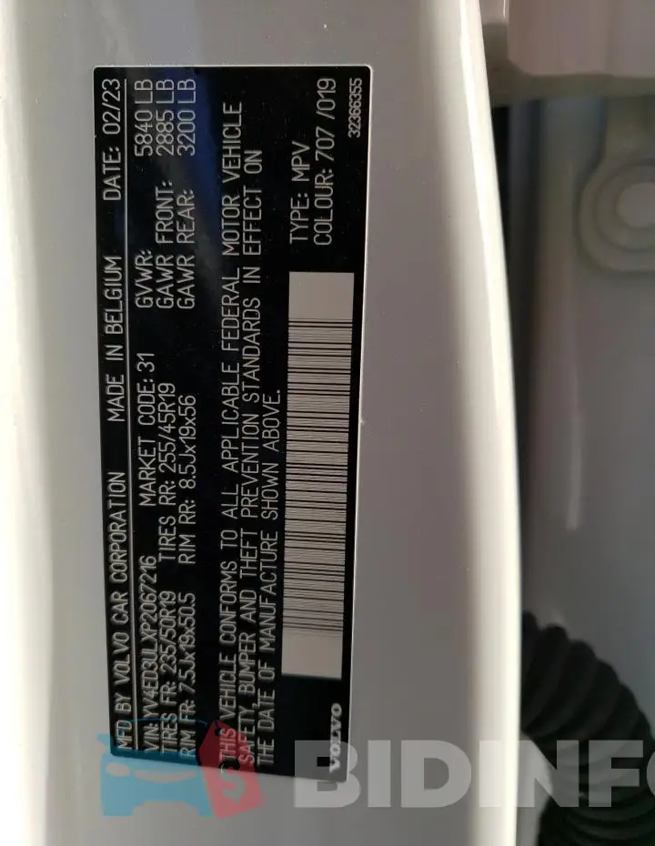 YV4ED3ULXP2067216 Photo# 14