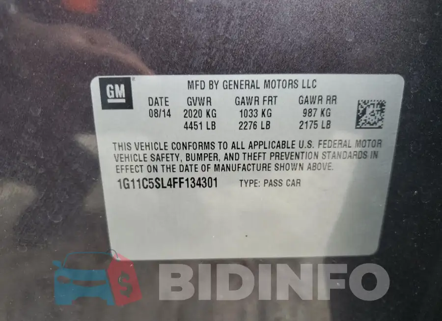 1G11C5SL4FF134301 Photo# 12