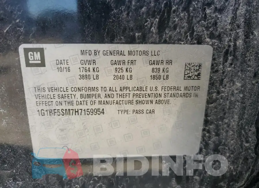 1G1BF5SM7H7159954 Photo# 12