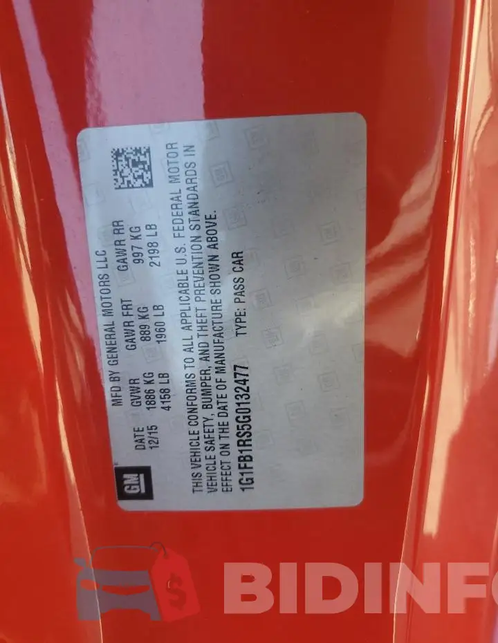 1G1FB1RS5G0132477 Photo# 12