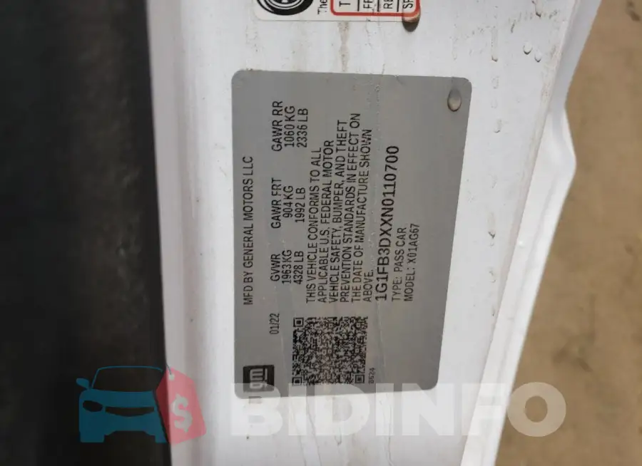 1G1FB3DXXN0110700 Photo# 12