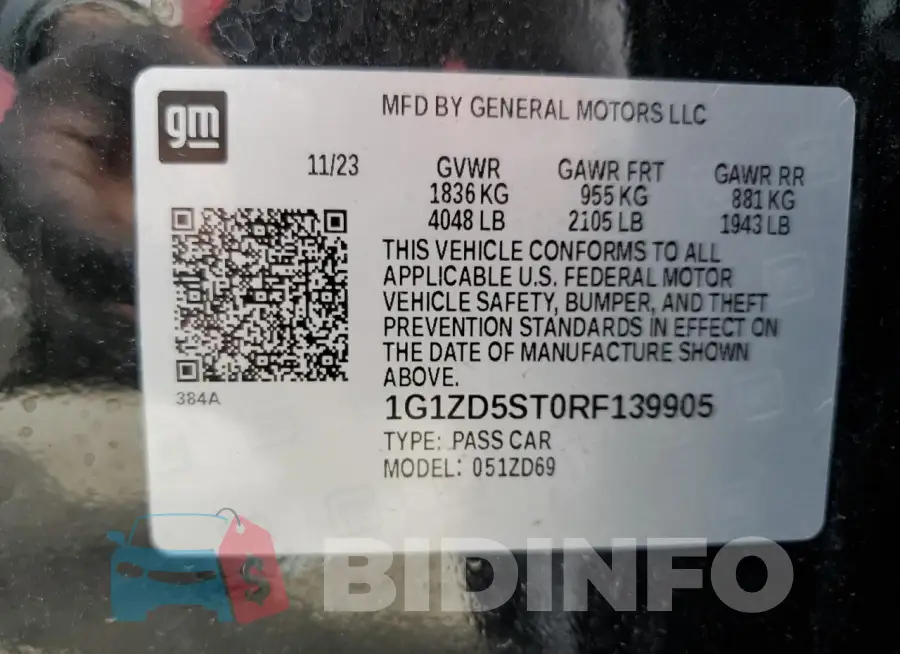 1G1ZD5ST0RF139905 Photo# 13