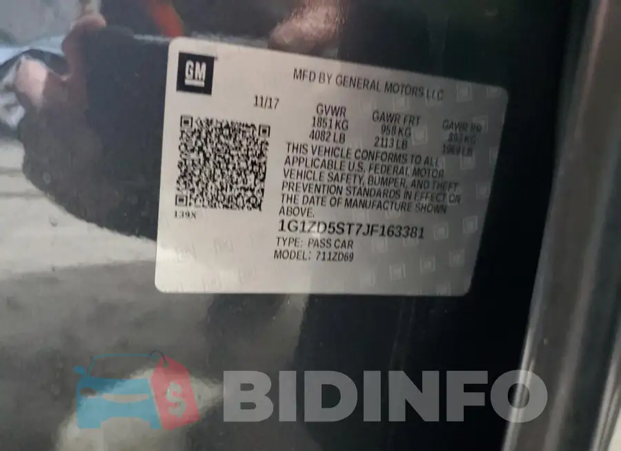 1G1ZD5ST7JF163381 Photo# 12