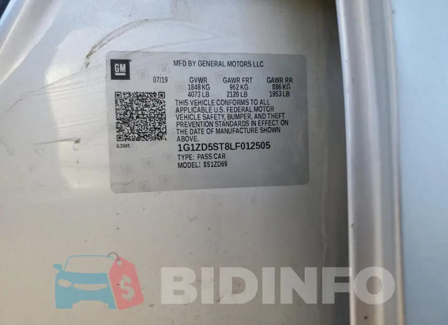 1G1ZD5ST8LF012505 Photo# 12