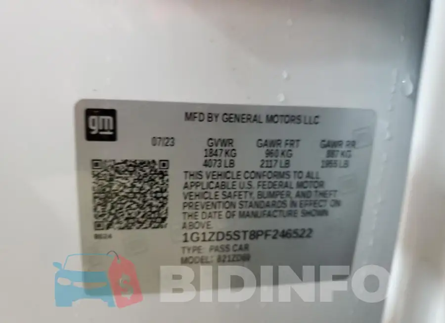 1G1ZD5ST8PF246522 Photo# 12