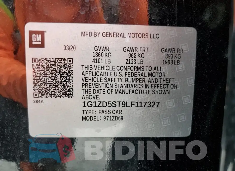 1G1ZD5ST9LF117327 Photo# 12