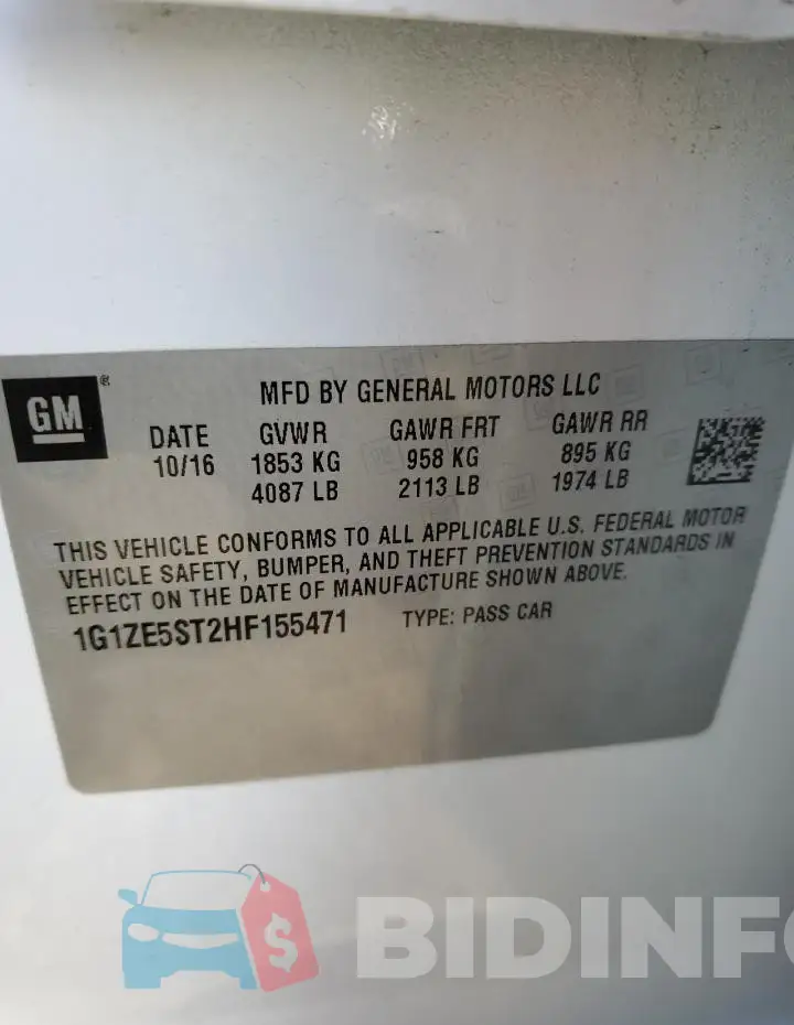 1G1ZE5ST2HF155471 Photo# 12