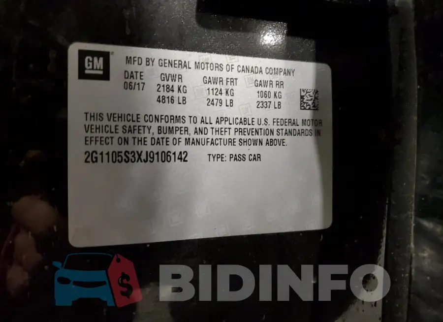 2G1105S3XJ9106142 Photo# 12