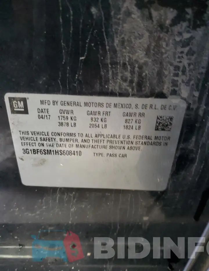3G1BF6SM1HS608410 Photo# 12