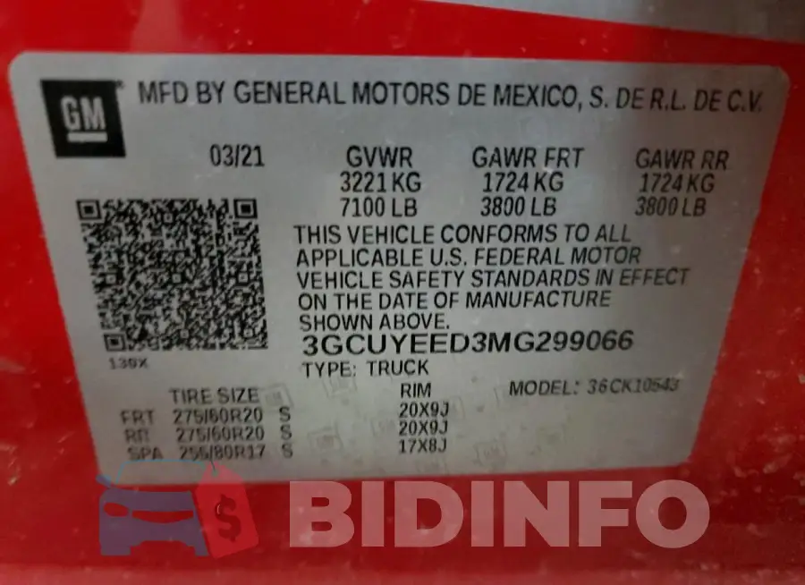 3GCUYEED3MG299066 Photo# 12