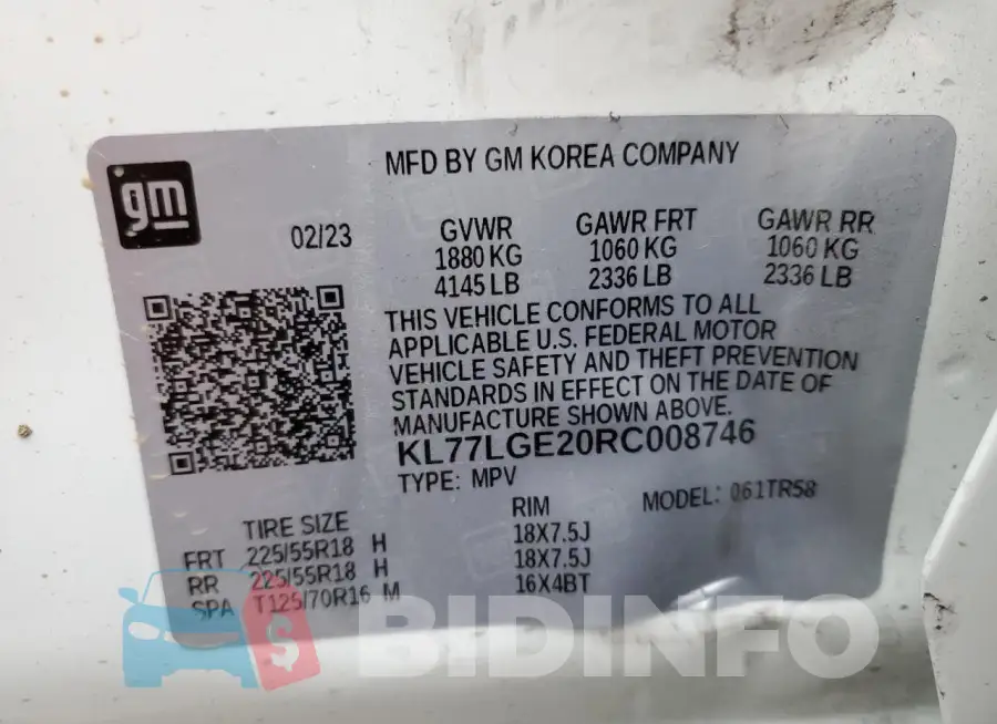 KL77LGE20RC008746 Photo# 13