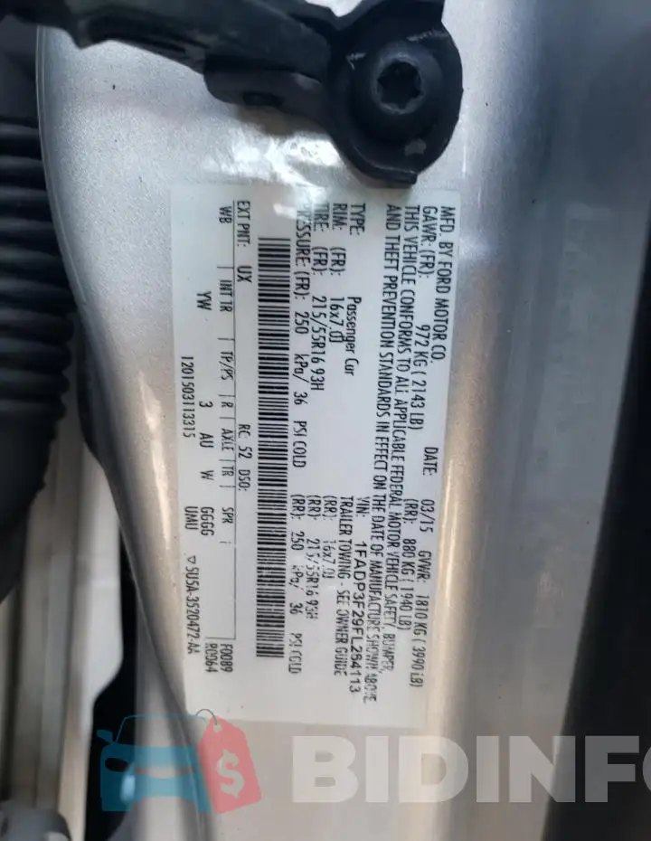 1FADP3F29FL264113 Photo# 13