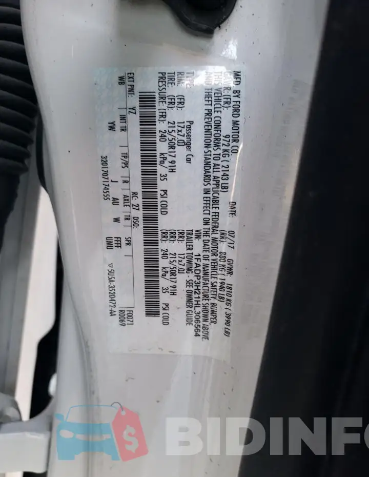 1FADP3H21HL306564 Photo# 12