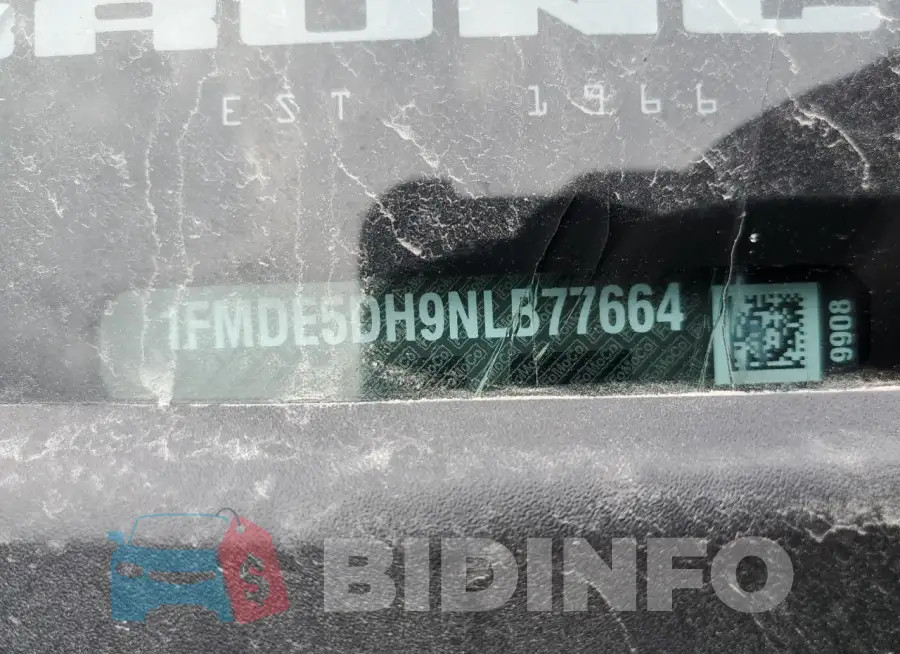 1FMDE5DH9NLB77664 Photo# 12