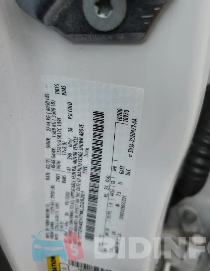 1FTER4EH7MLD28201 Photo# 13