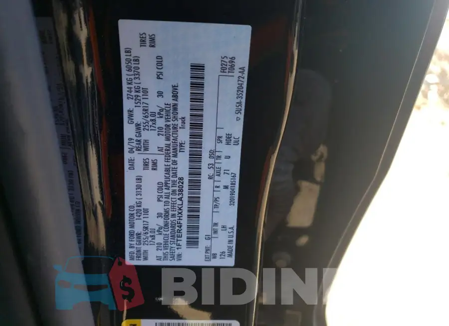 1FTER4FHXKLA38028 Photo# 12