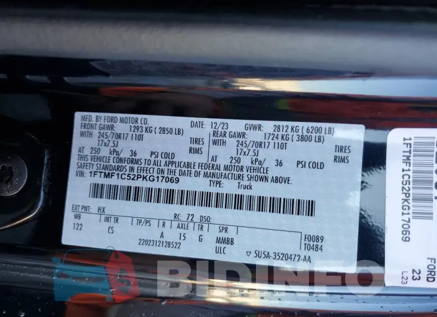 1FTMF1C52PKG17069 Photo# 13